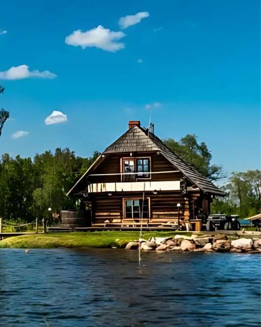 Log cabin for up to 6 persons